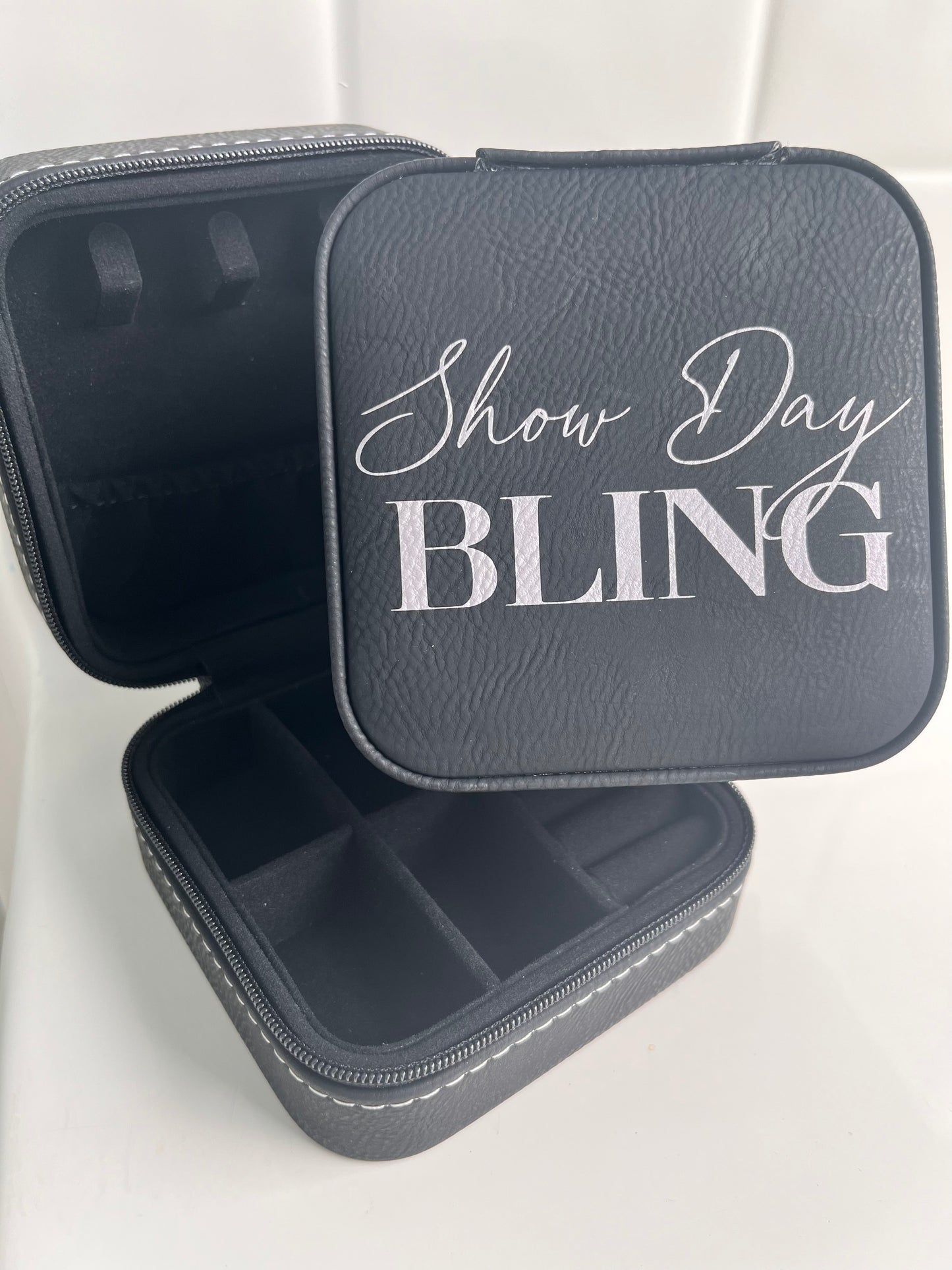 4" x 4" Leatherette Travel Jewelry Box