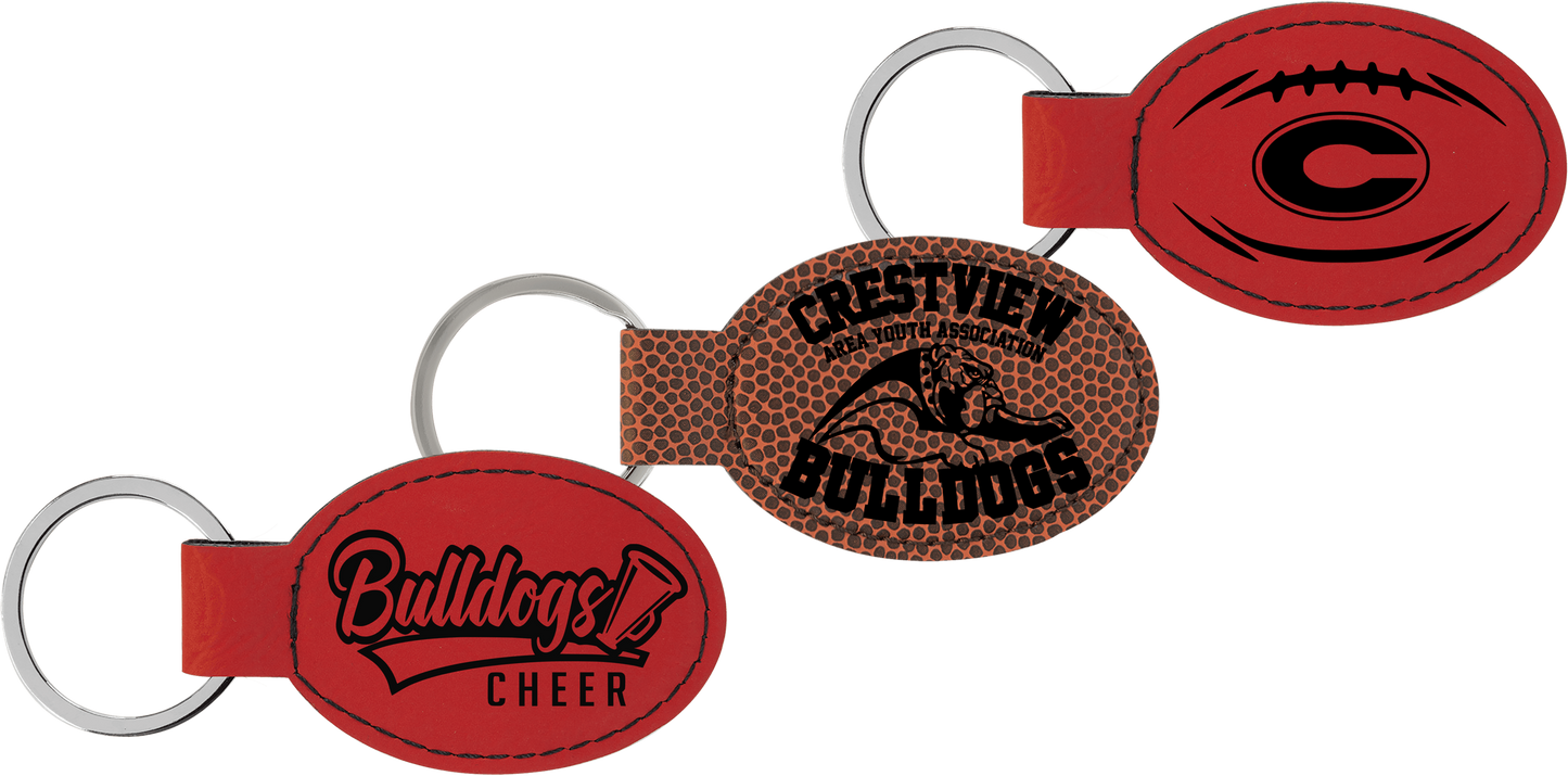 Leatherette CAYA Keychains