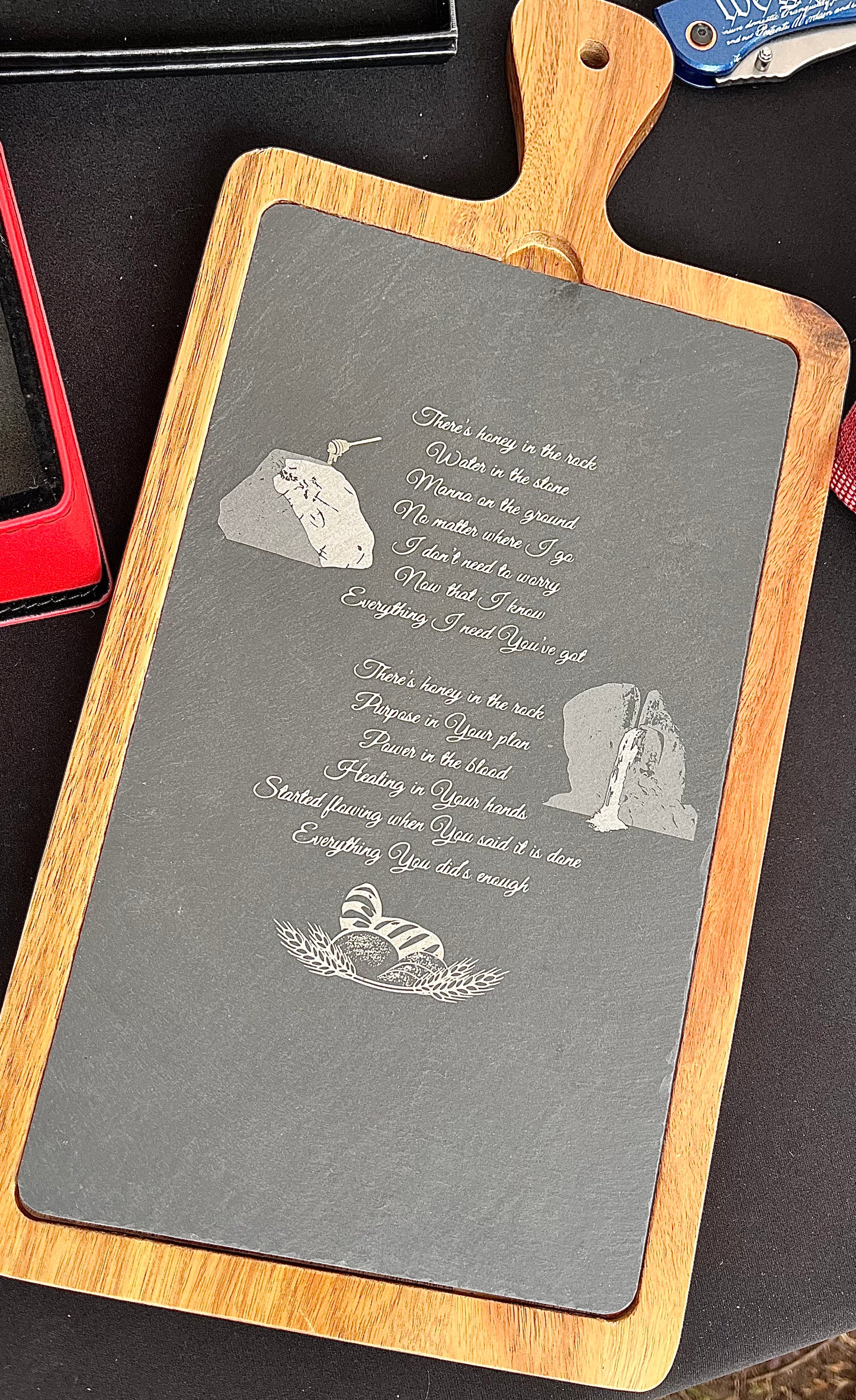 Long Cutting Board with Handle