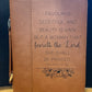 Leather Bible Cover with Handle & Zipper