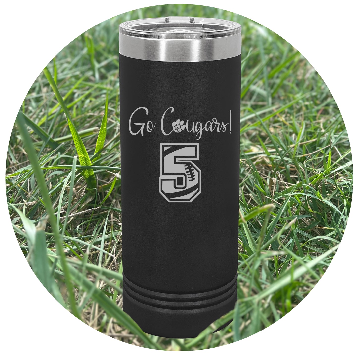 22 oz. Cougar Skinny Tumbler