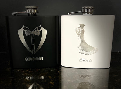 6 oz. Stainless Steel Flasks