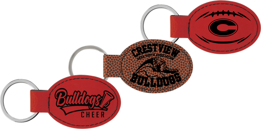 Leatherette CAYA Keychains